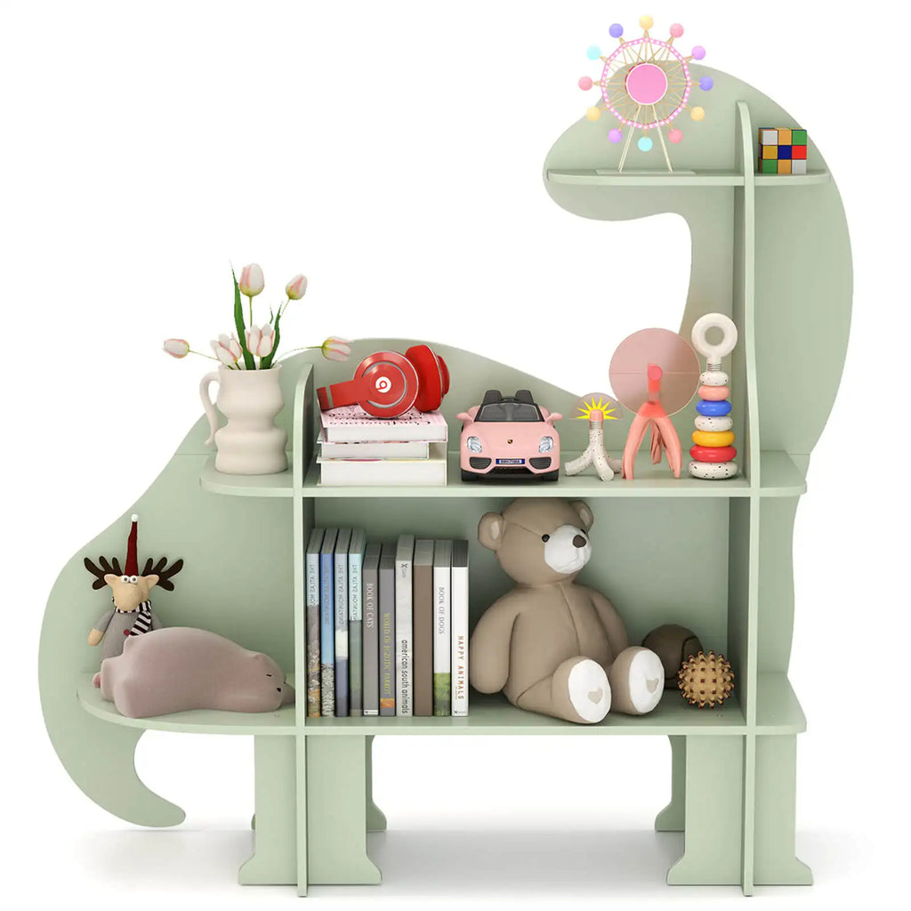 🦖 3-Tier Dinosaur Kids Bookshelf