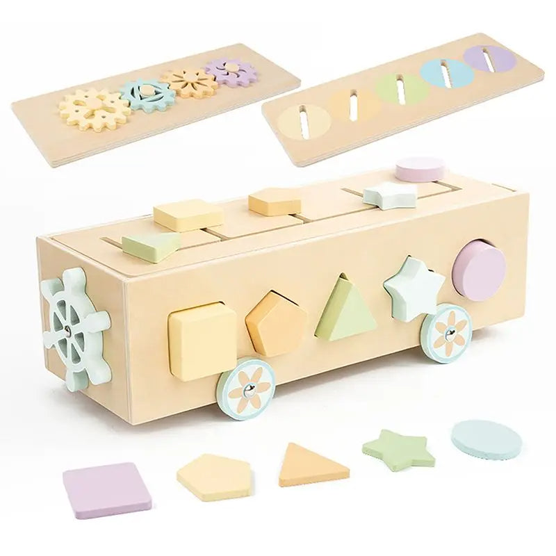 🌈 Montessori Wooden Sorting Box