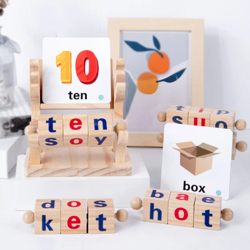 🔤 Wooden Word Spelling Game