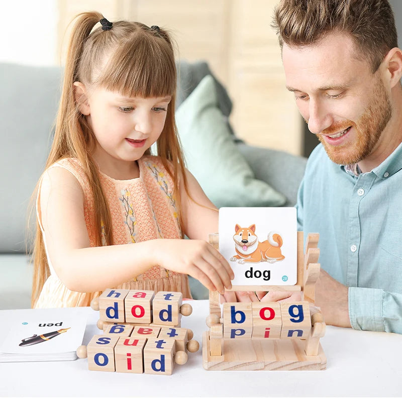 🔤 Wooden Word Spelling Game