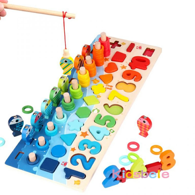 🔢 🎣 Kids Montessori Math Toy