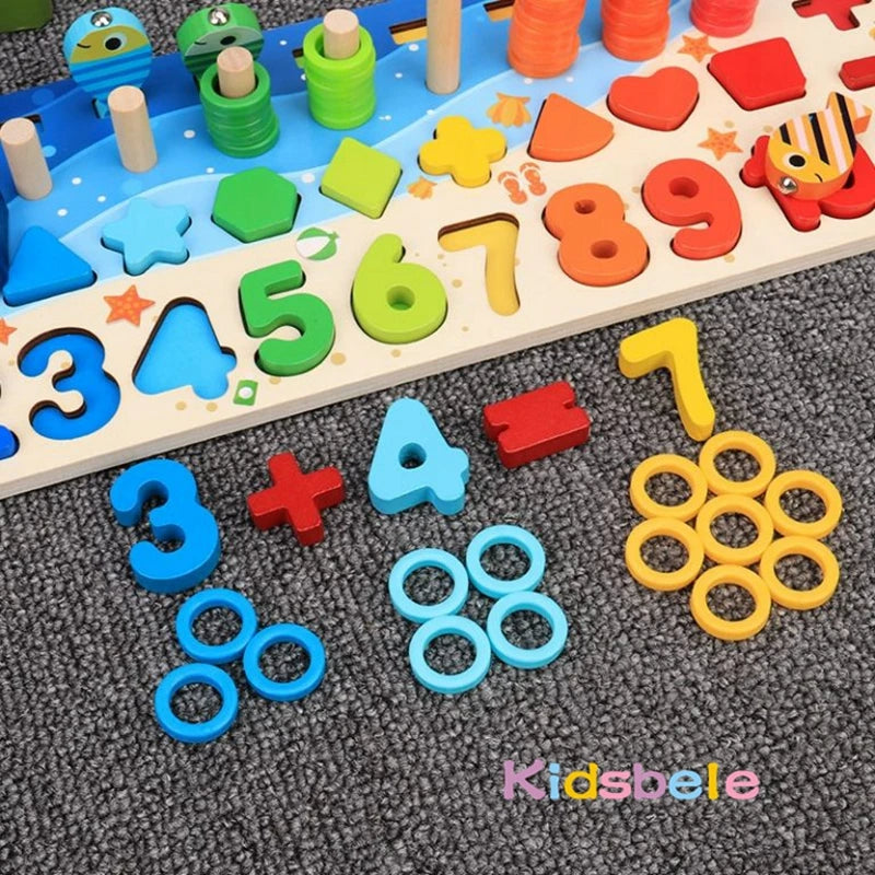 🔢 🎣 Kids Montessori Math Toy