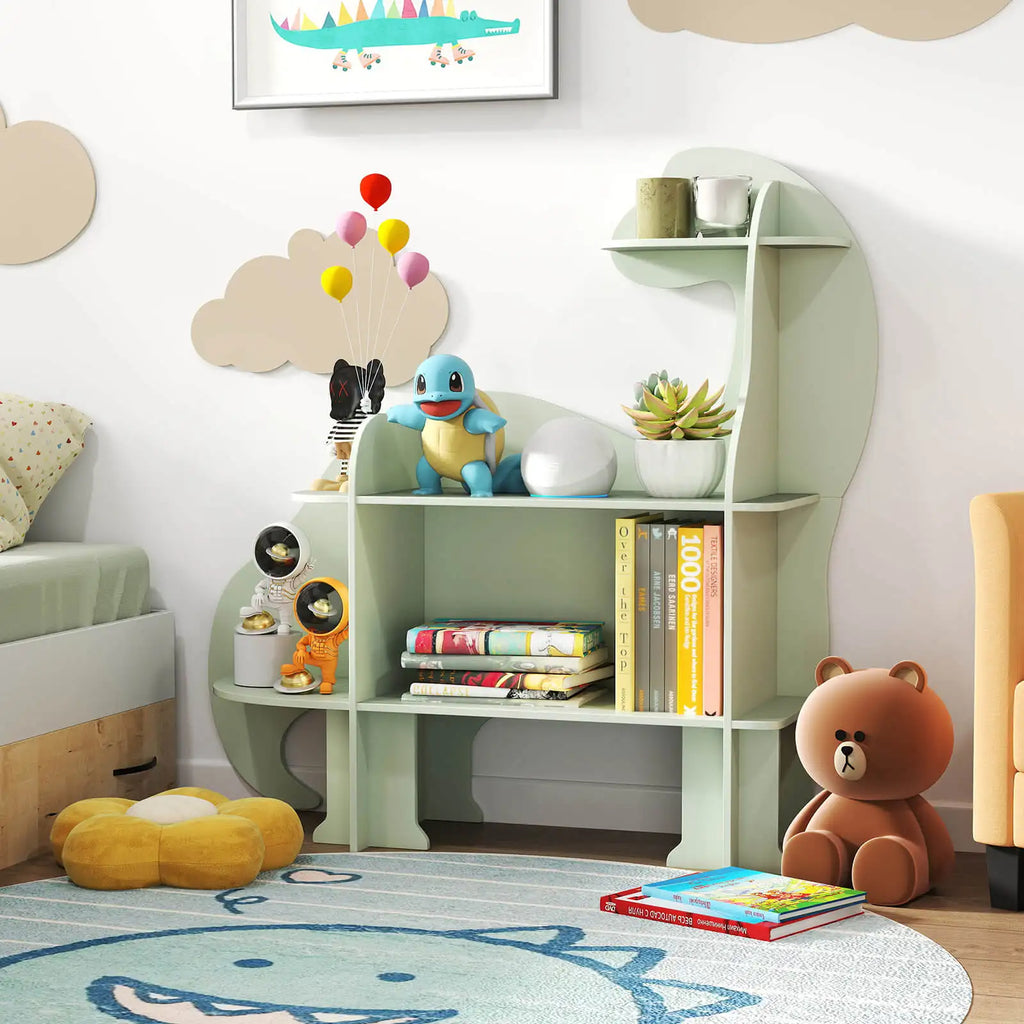 🦖 3-Tier Dinosaur Kids Bookshelf