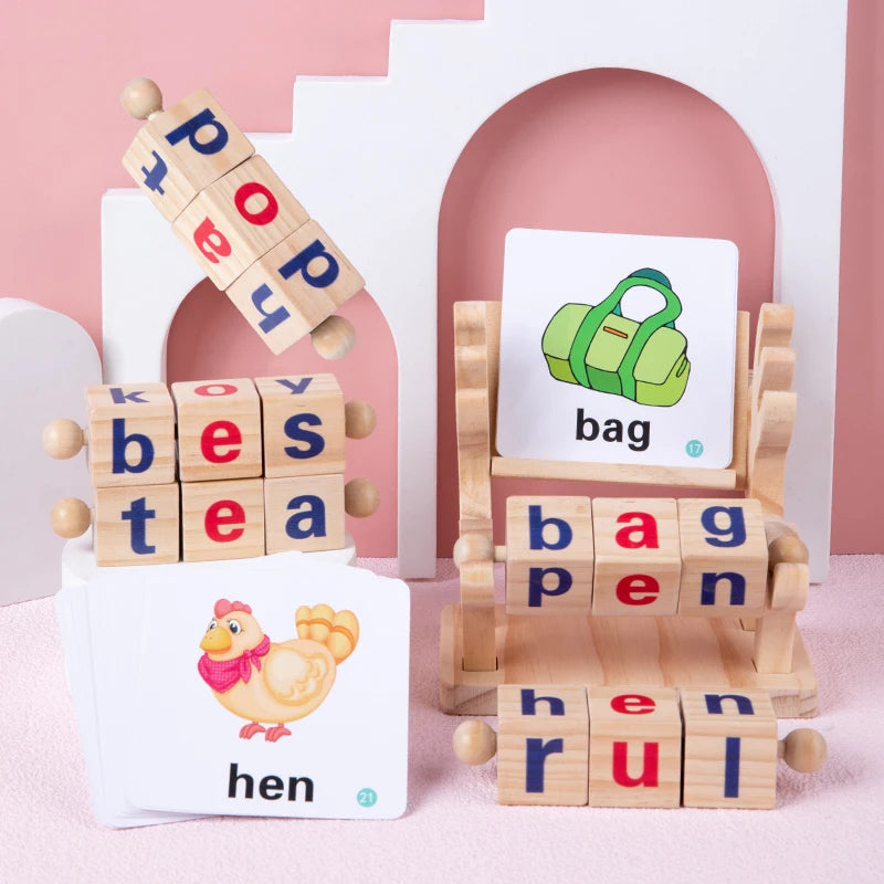 🔤 Wooden Word Spelling Game