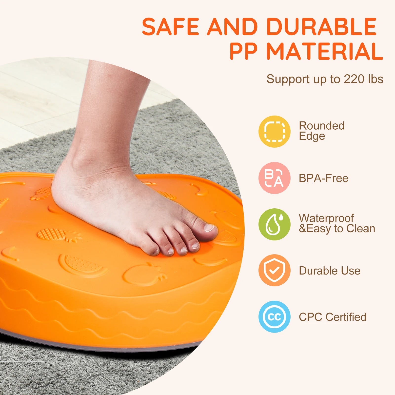 🌈 SucceBuy 5PCS Balance Stepping Stones – Montessori Sensory Training Toy! 🌈