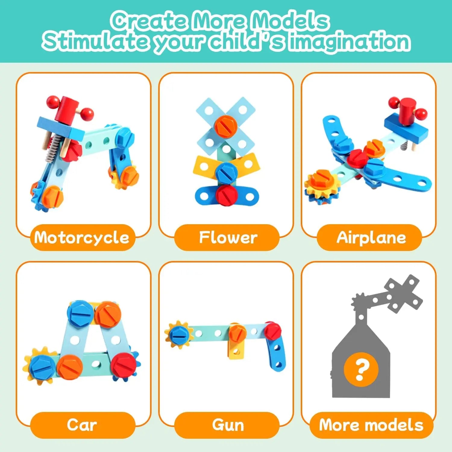 🔧 Children’s Wooden Toolbox Set