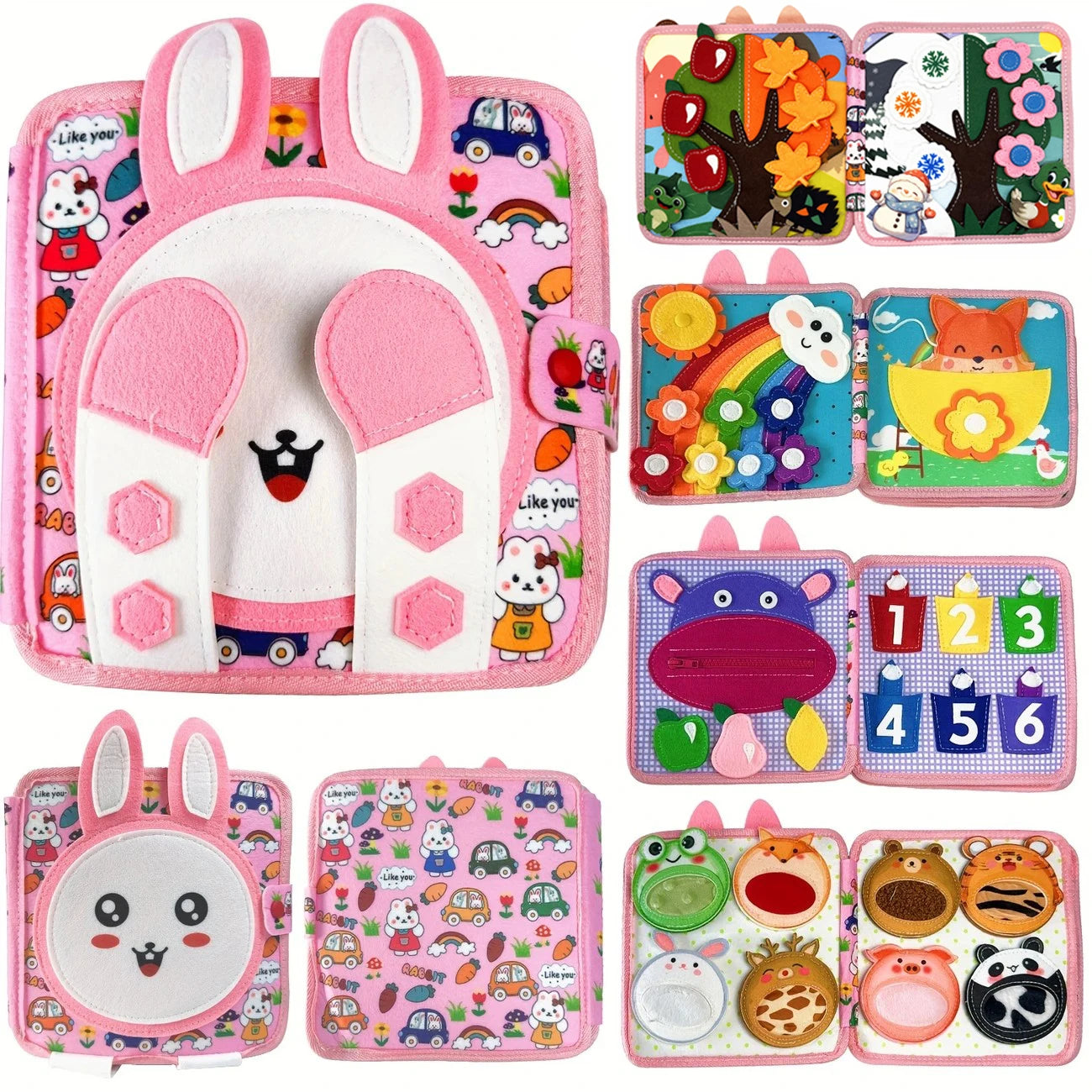 📖 Baby 3D Cloth Book