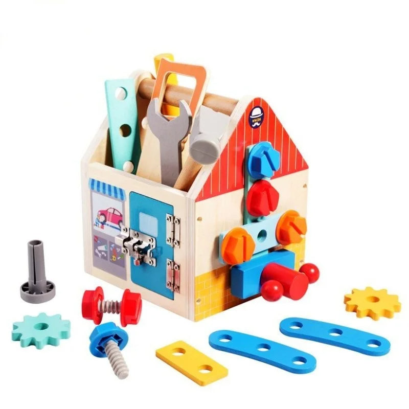 🔧 Children’s Wooden Toolbox Set